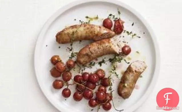 Roasted Sausage And Grapes
