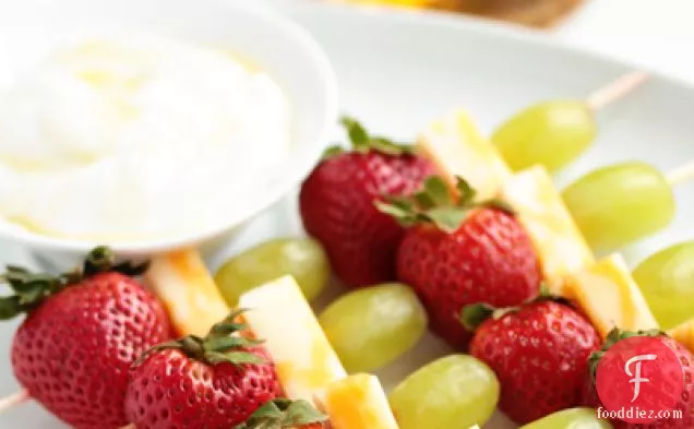 Fruit And Cheese Kabobs
