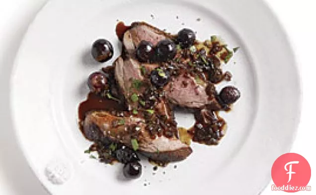 Duck Breast With Saba And Grapes