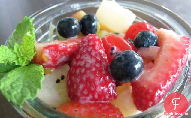 Melissa's Fruit Salad With Mint-yogurt Dressing
