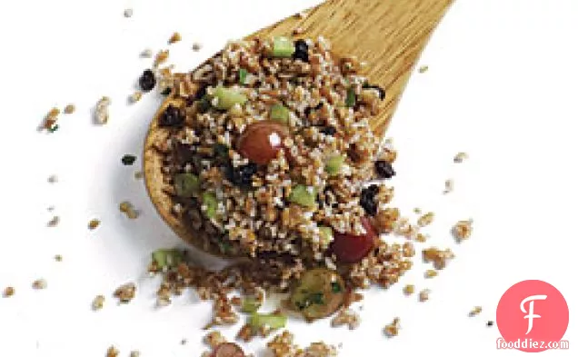 Bulgur And Grape Salad With Walnuts And Currants