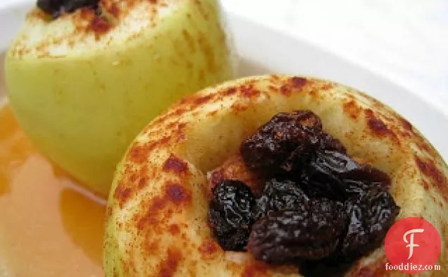 Delicious Baked Apples With Agave Nectar