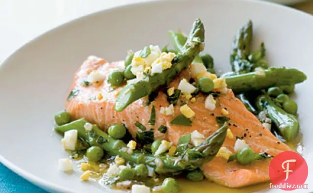 Salmon with Spring Vegetables