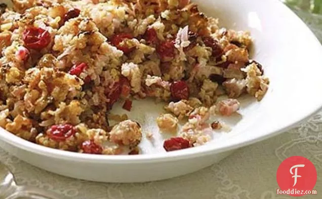 Apple & Cranberry Stuffing Two Ways