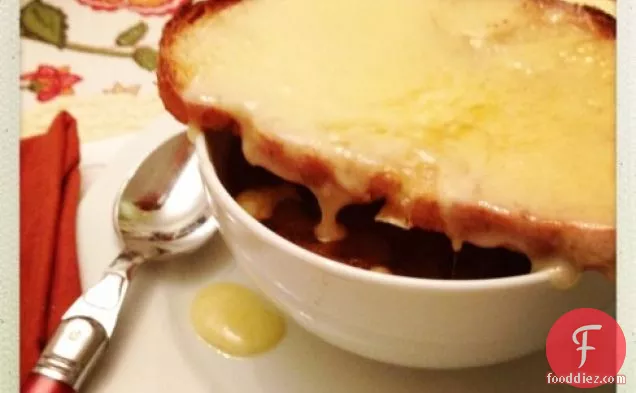 Apple Cider French Onion Soup