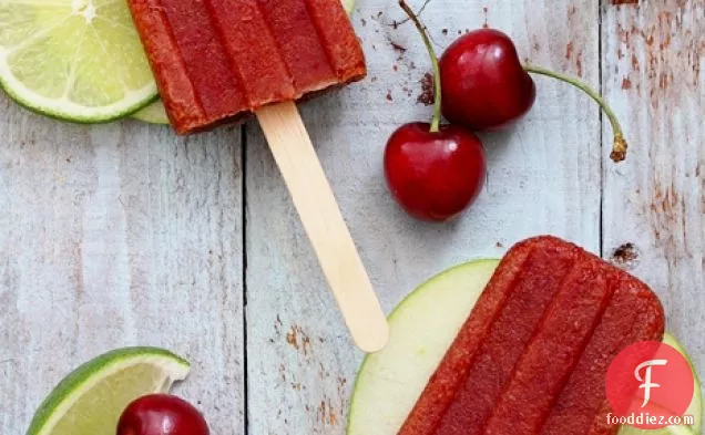 Cherry Apple Whiskey Sour Poptails