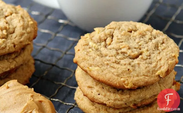 Apple Peanut Butter Cookies