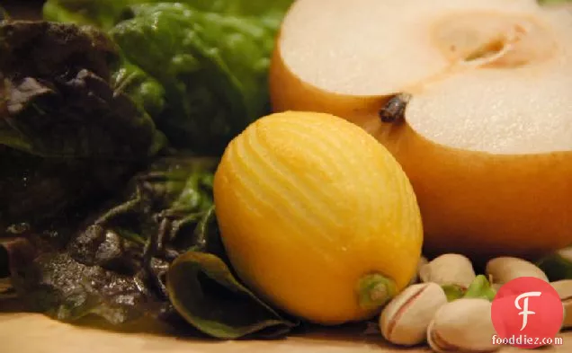 Asian & Pistachio Salad W/ Apple Cider Vinaigrette Recipe