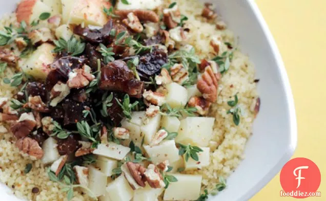 Apples, Dates And Pecorino Cheese Couscous