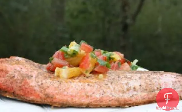 Salmon With Orange Salsa