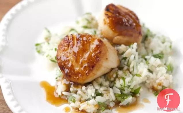 Scallops With Apricot Sauce