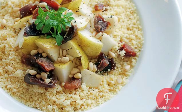 Pears, Apricots And Pine Nuts Couscous