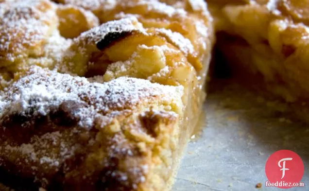 Rustic Pear Tart With Apricot Brandy