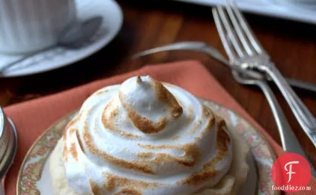 Pumpkin Apricot Meringue Tartlets