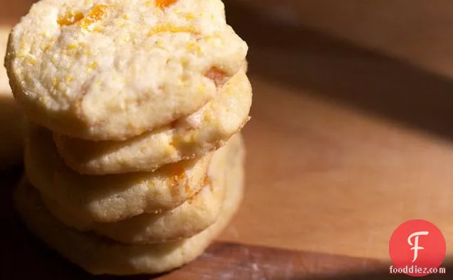 Apricot Cornmeal Cookies