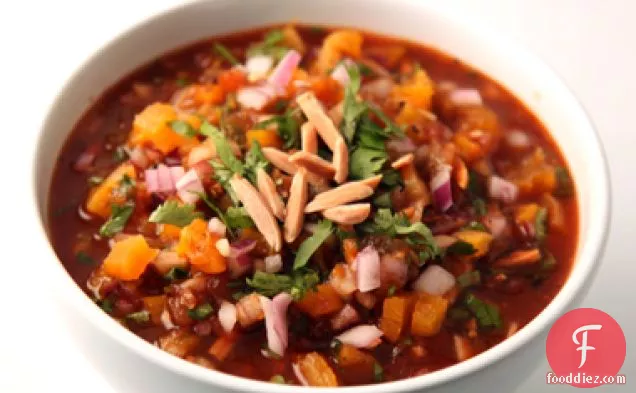 Chipotle Apricot Relish With Toasted Almonds