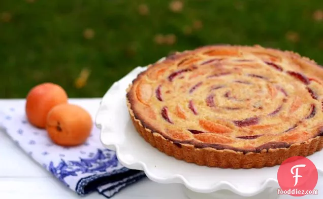 Apricot-plum Almond Tart