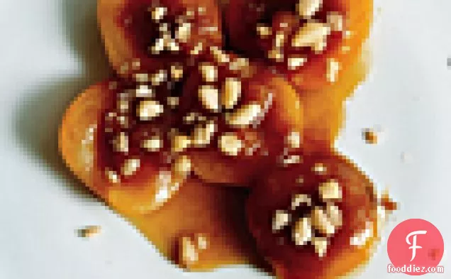 Apricots with Amaretto Syrup (Albicocche Ripiene)
