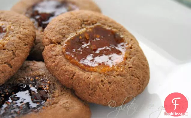 Thumbprint Cookies Recipe With Fig And Apricot Jam