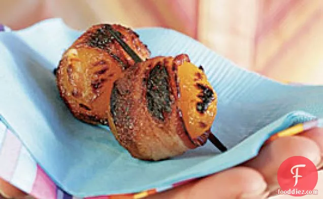 Bacon-wrapped Stuffed Apricots