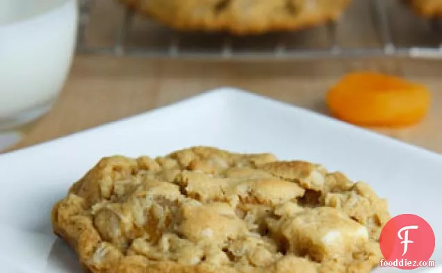 Apricot And White Chocolate Oatmeal Cookies