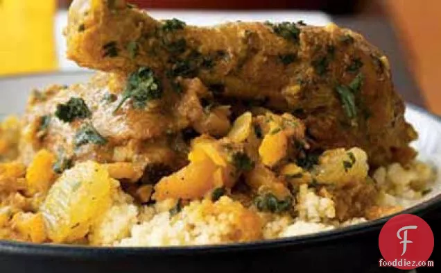 Chicken, Date, and Apricot Tagine