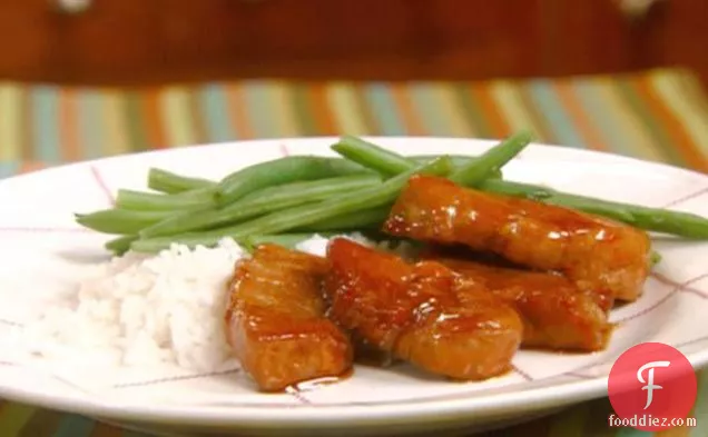 Apricot-Glazed Pork Medallions