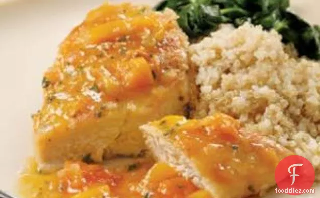 Seared Chicken With Apricot Sauce
