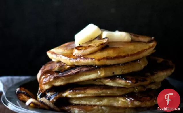 Sour Cream Pancakes Recipe With Bananas