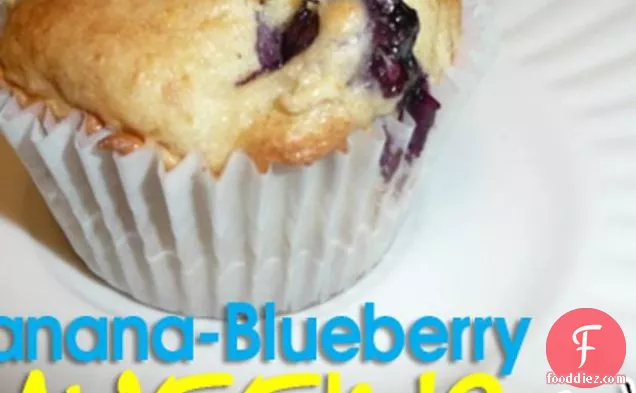 Gluten-free Banana-blueberry Muffins