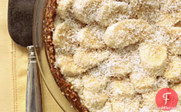 Banana, Coconut, And Cashew-cream Tart