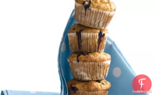 Banana-blueberry Cornmeal Muffins
