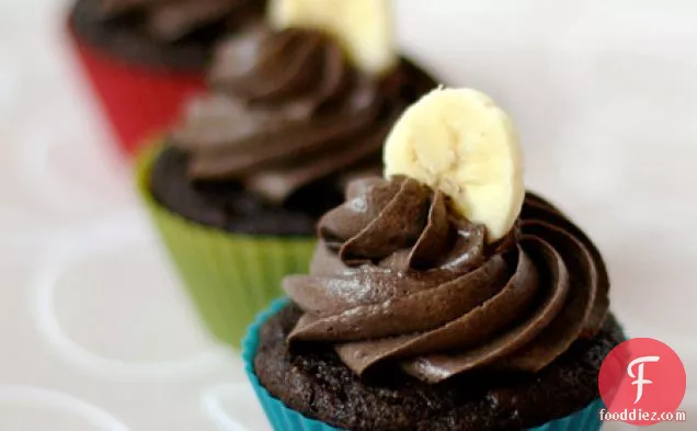 Chocolate Banana Cupcakes