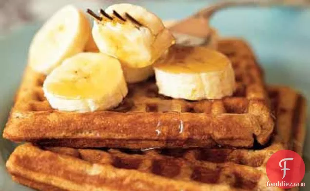Banana-Cinnamon Waffles