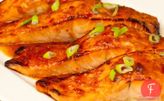 Broiled Salmon With Thai Sweet Chili Glaze
