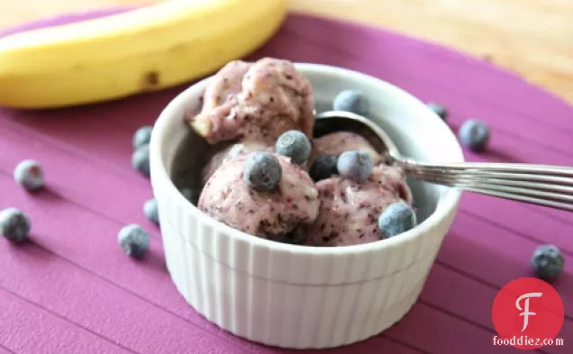 Blueberry-banana Ice