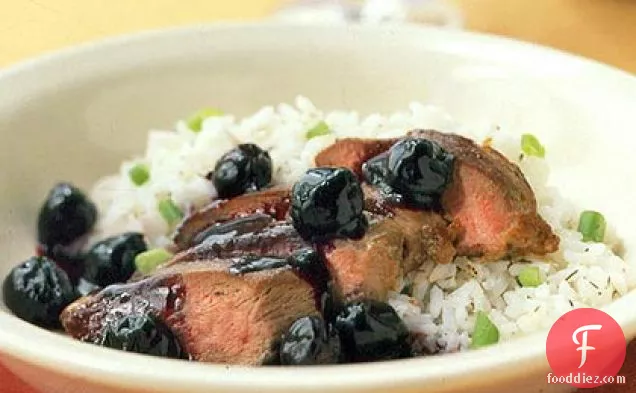 Duck Breast with Double-Cherry Sauce
