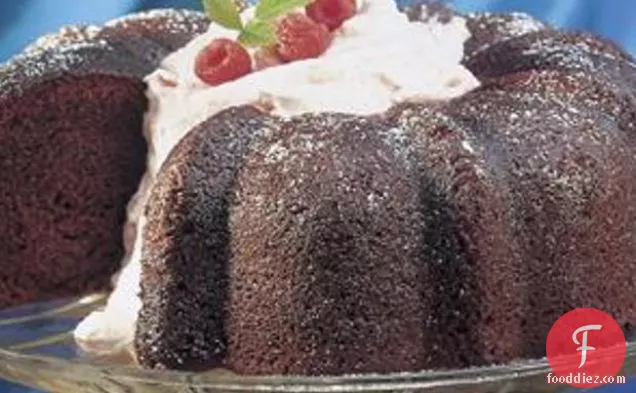 Chocolate Raspberry Pound Cake