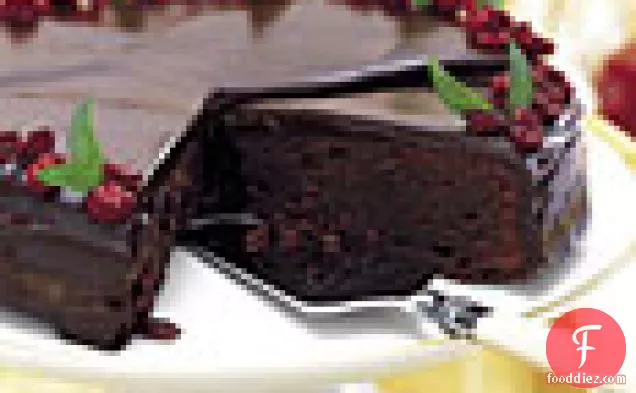 Chocolate-cranberry Torte