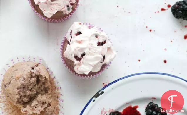 Gluten-free Blackberry Cupcakes
