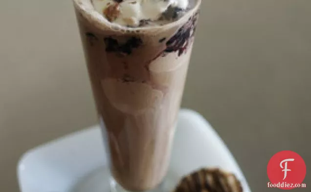 Chocolate-blackberry Coffee Float