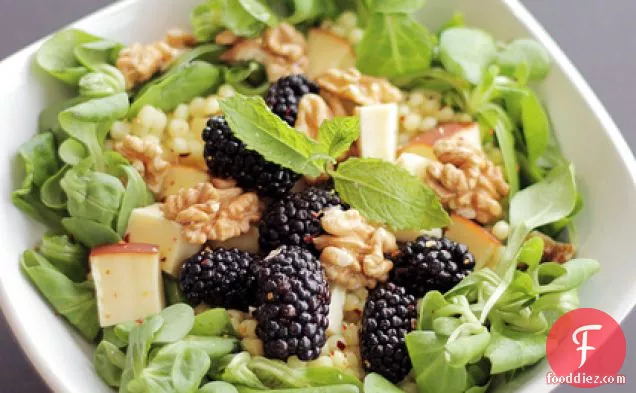 Blackberries, Smoked Cheese And Giant Couscous
