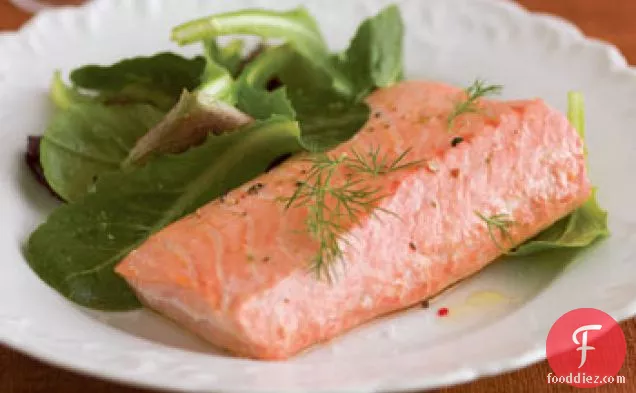 Simple Poached Salmon