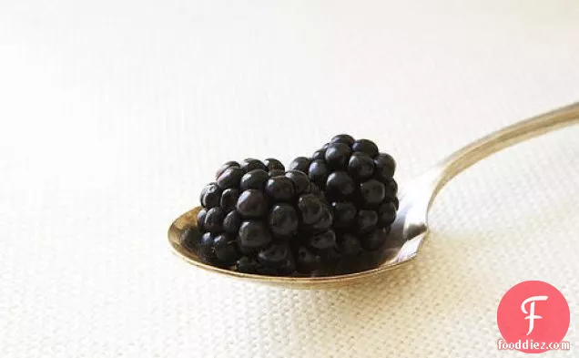 Blackberries in Muscat Jelly
