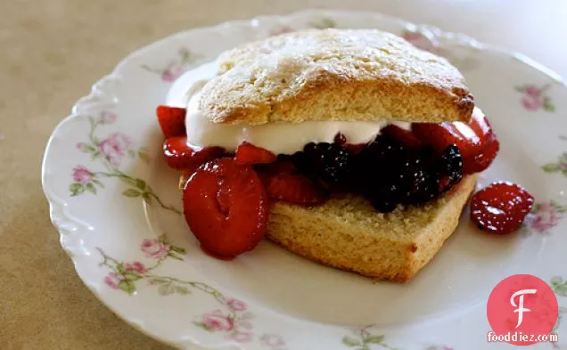 Strawberry Blackberry Shortcake
