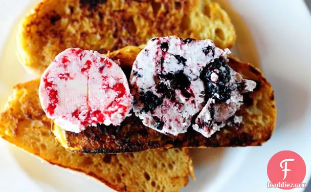 French Toast with Berry Butter