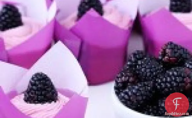 Lemon Blackberry Cupcakes