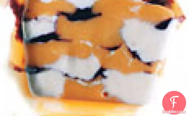 Frozen Mango, Blackberry Cassis, and Vanilla Mosaic