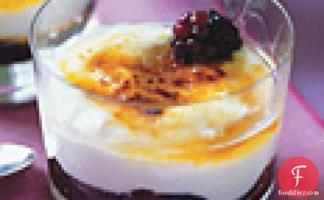 Balsamic-Blackberry Crème Brûlée