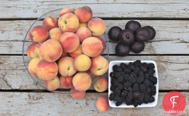 Blackberry Jam With Peaches Or Plums